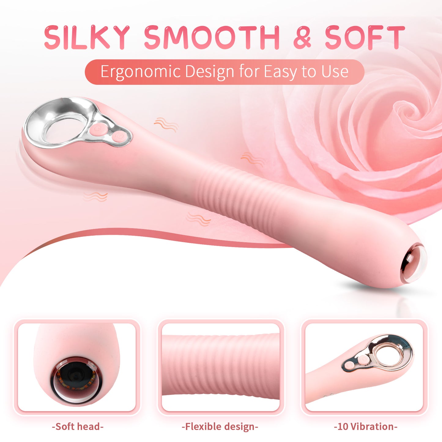 Saxitoe G Spot Vibrator Dildo Sex Toys Wireless Camera Version