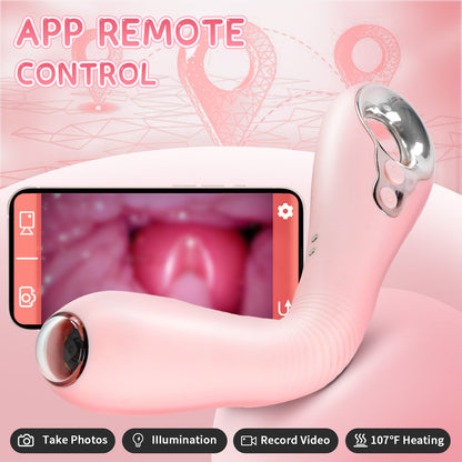 Saxitoe G Spot Vibrator Dildo Sex Toys Wireless Camera Version