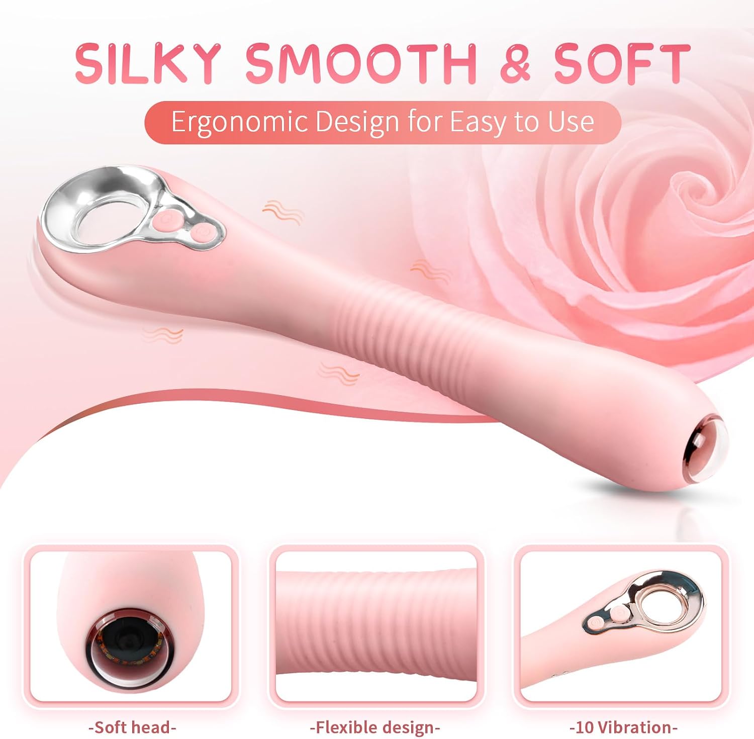 G Spot Vibrator Dildo Sex Toys with Wireless Camera & Bikini Nipple Vibrator Adult Women Sex Toys with Stripes for Breast Stimulation