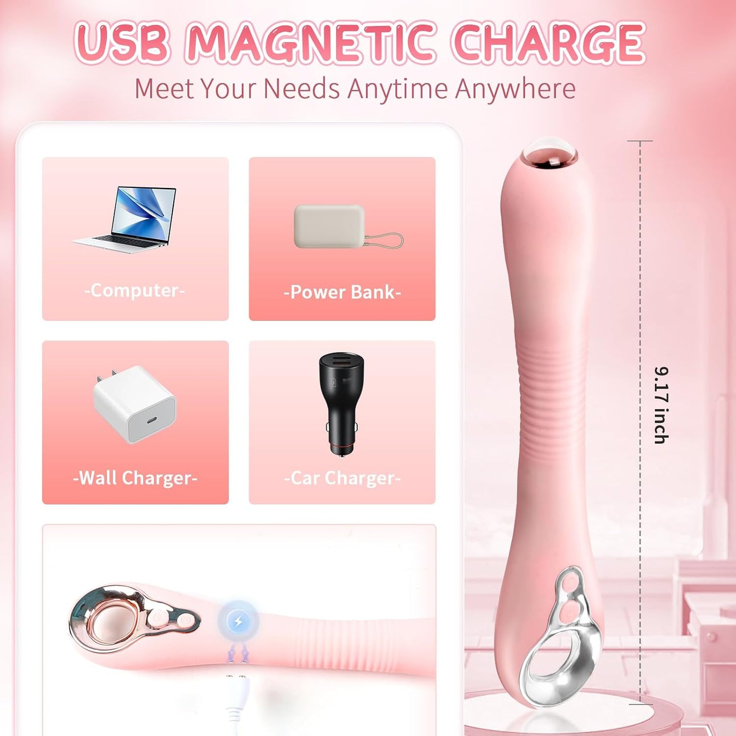 G Spot Vibrator Dildo Sex Toys with Wireless Camera & Bikini Nipple Vibrator Adult Women Sex Toys with Stripes for Breast Stimulation