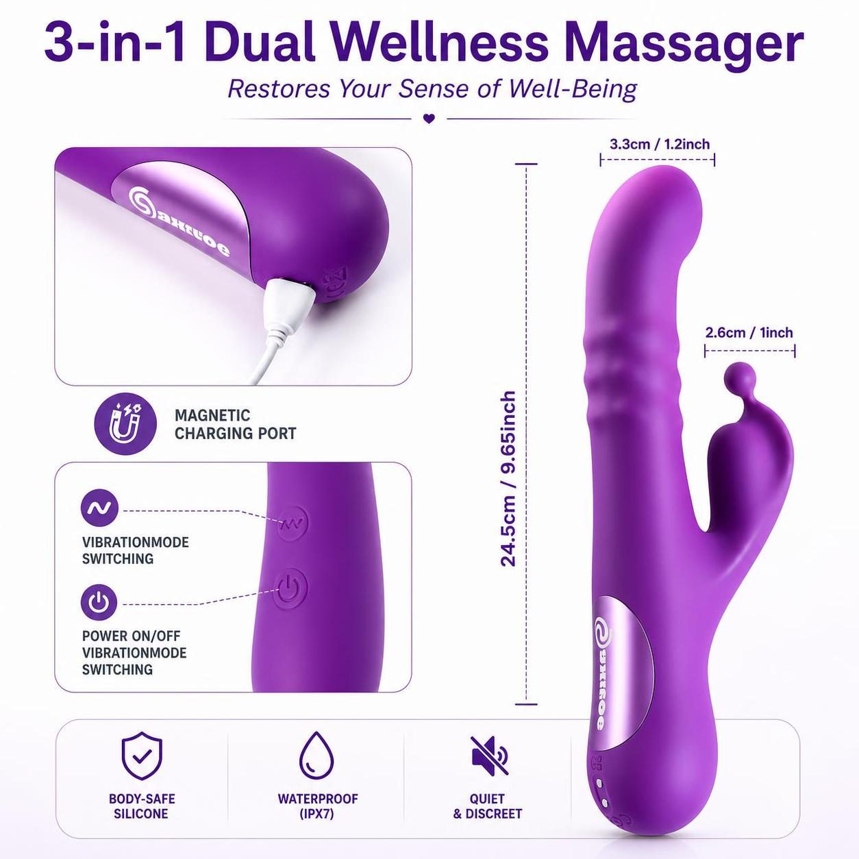 Saxitoe Dual-Action Premium Relaxation Set